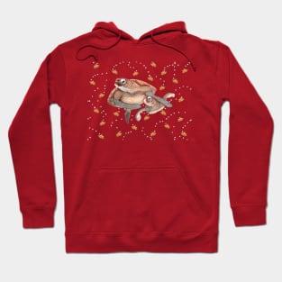 Turtles To Love Again in Pink Hoodie